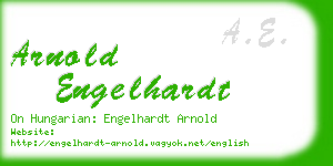 arnold engelhardt business card